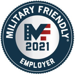 2021 Military friendly employer logo