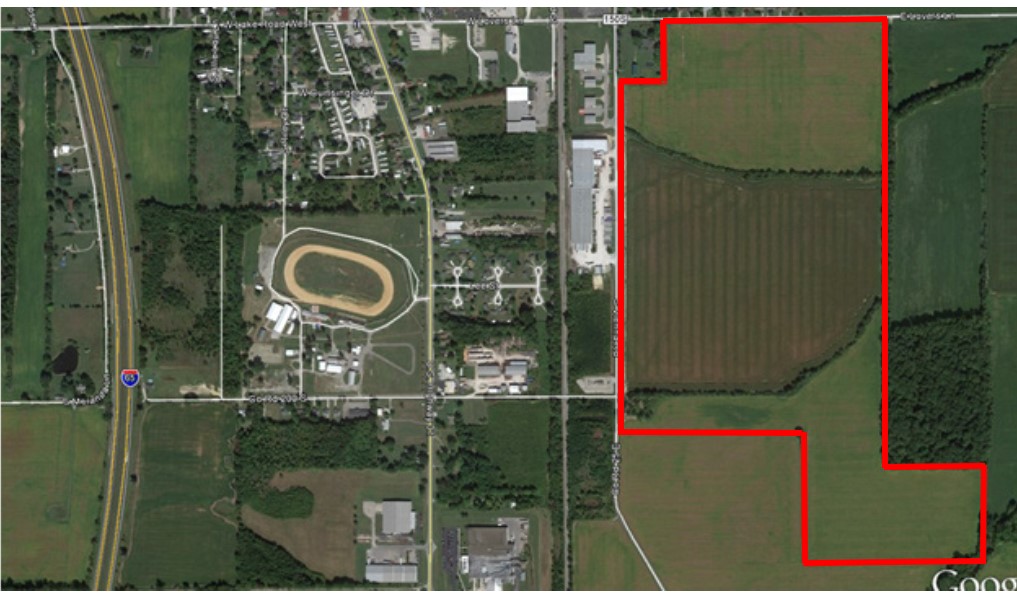 Overhead view of Scottsburg – Smith Farm