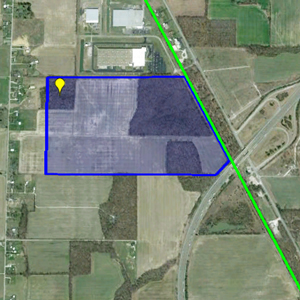 Overhead view of Crothersville Industrial Park