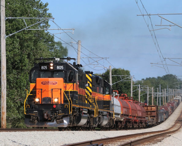 CSS 805 climbs the hill at Parrish | Photo by Kelly Thompson