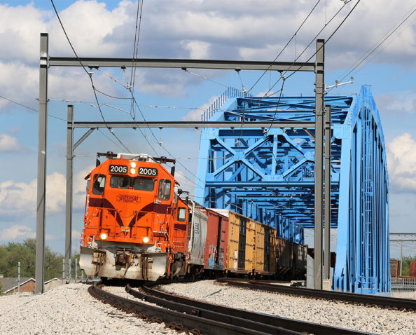 CSS train on bridge | Photo by Matt Lastovich