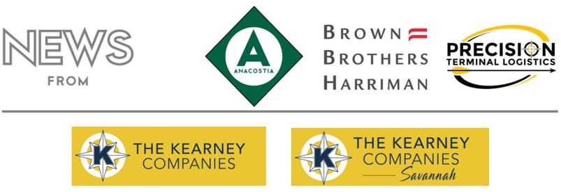 News from Anacostia, Brown Brothers Harriman, Precision Terminal Logistics and The Kearney Companies header