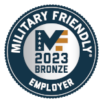 Military Friendly® Employer 2023 Bronze logo