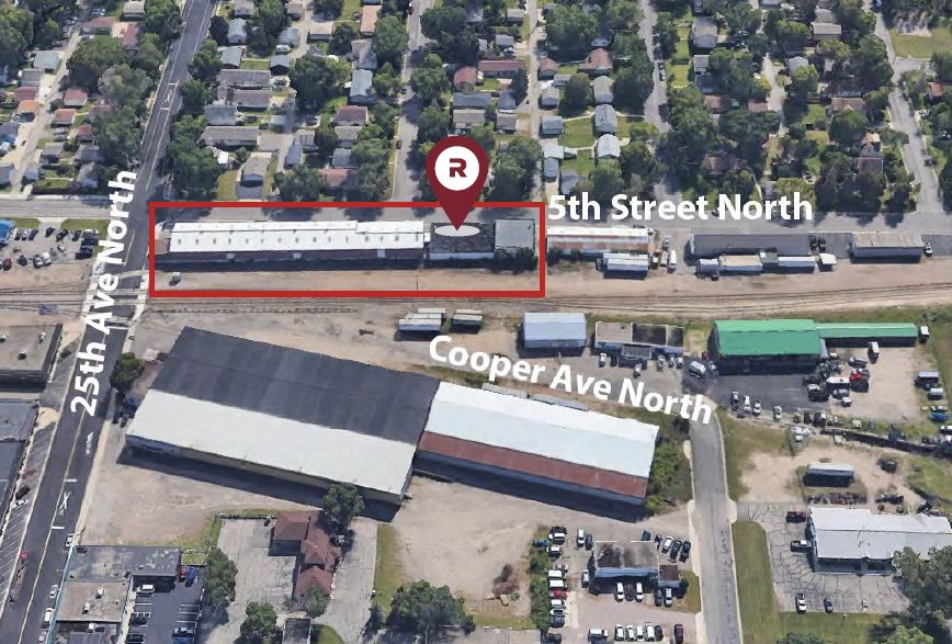 Aerial view of the North St. Cloud Industrial property